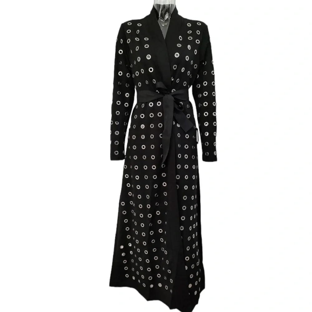 Runway Long Grommet Duster Jacket - Picture 8 of 11